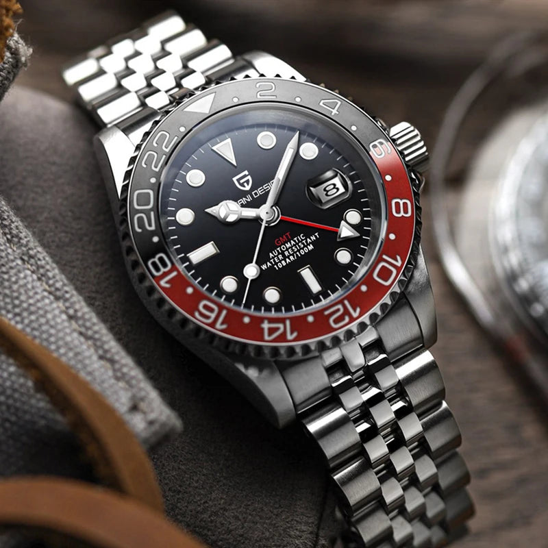 Elegant GMT Sapphire Watch