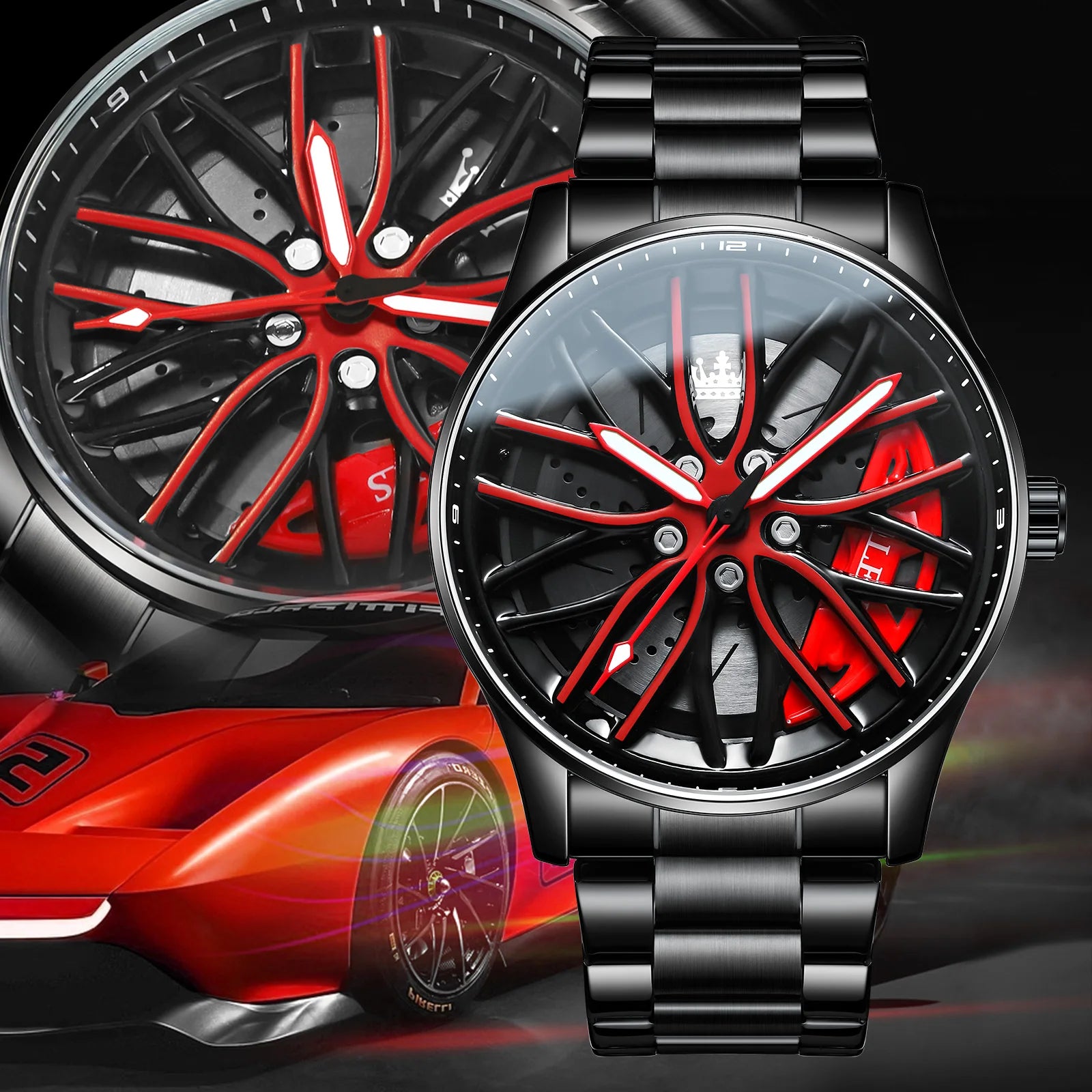 Luxury Wheel Men's Watch