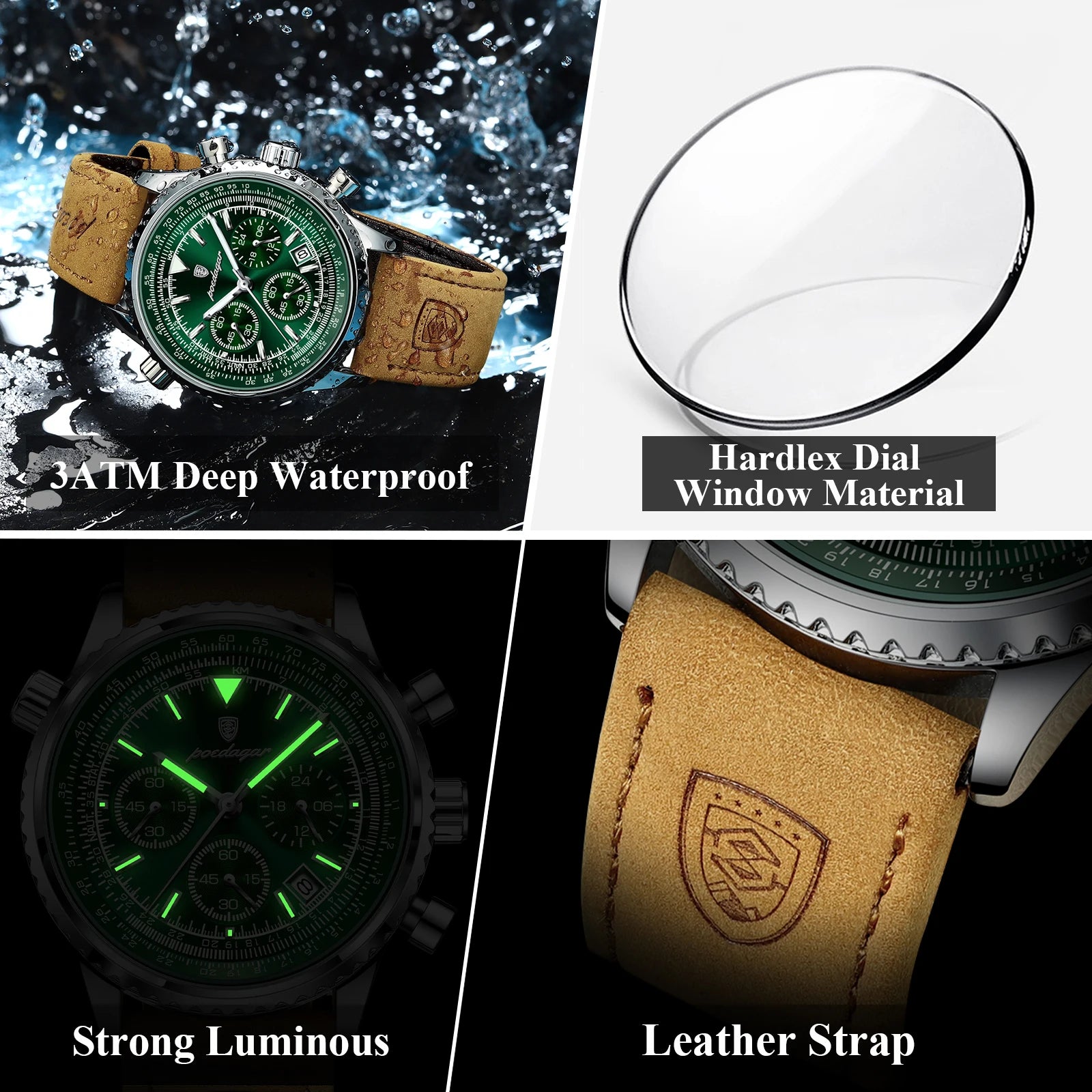 Timeless Men's Waterproof Watch