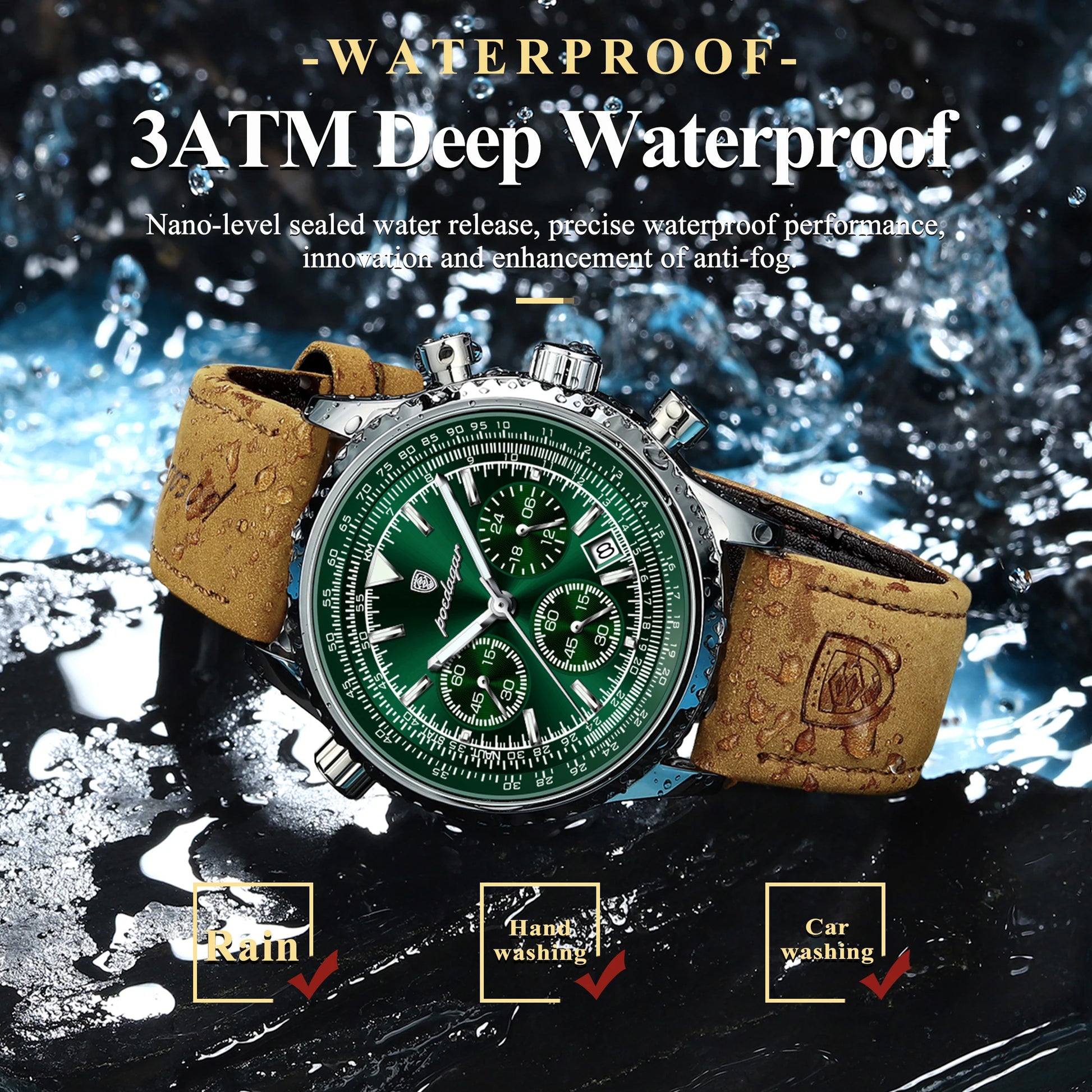 Timeless Men's Waterproof Watch