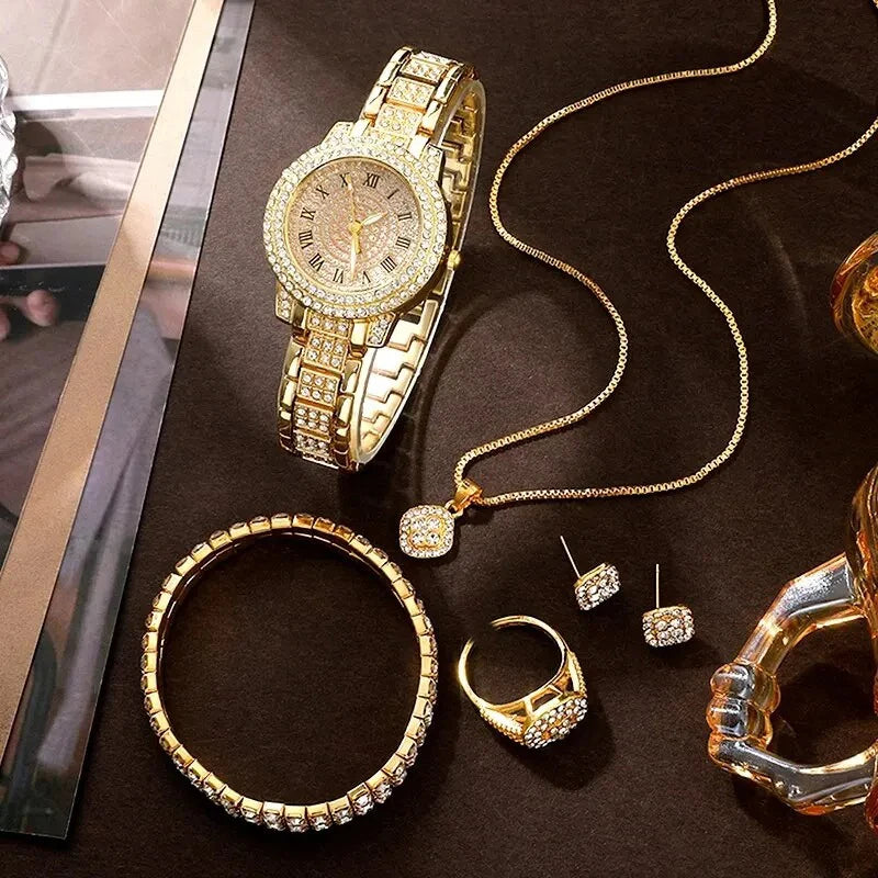Elegant Crystal Men's Watch