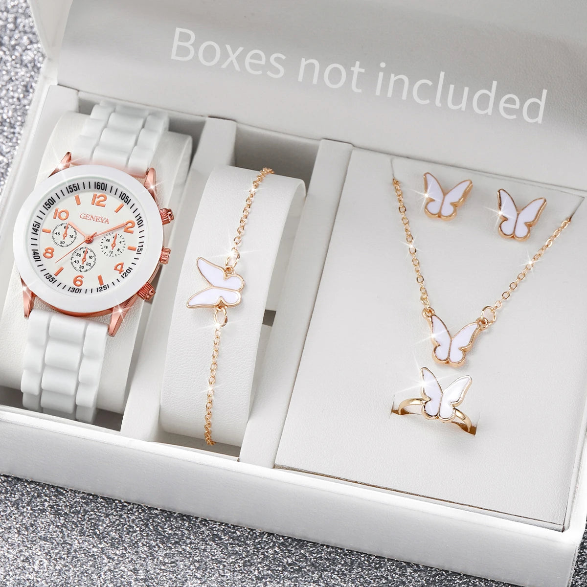 Stylish Silicone Watch Set