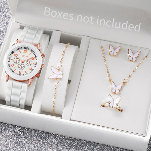 Stylish Silicone Watch Set