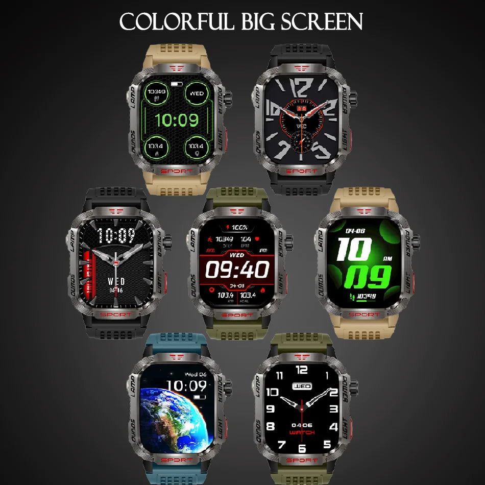 Adventure Smartwatch with Flashlight