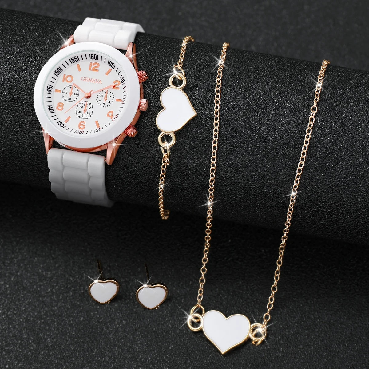 Stylish Silicone Watch Set