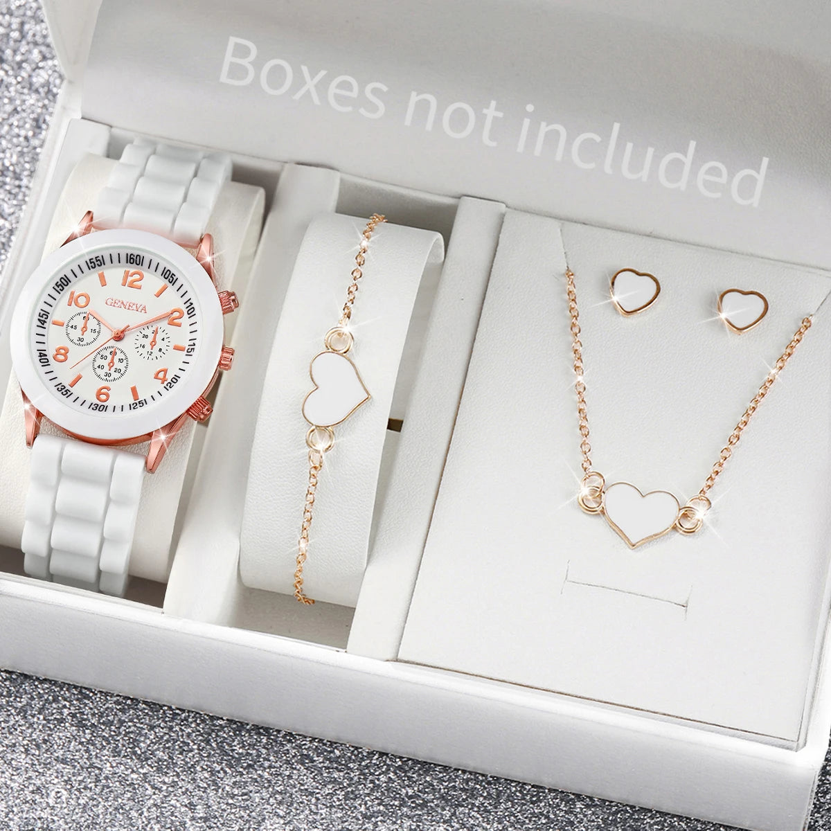 Stylish Silicone Watch Set