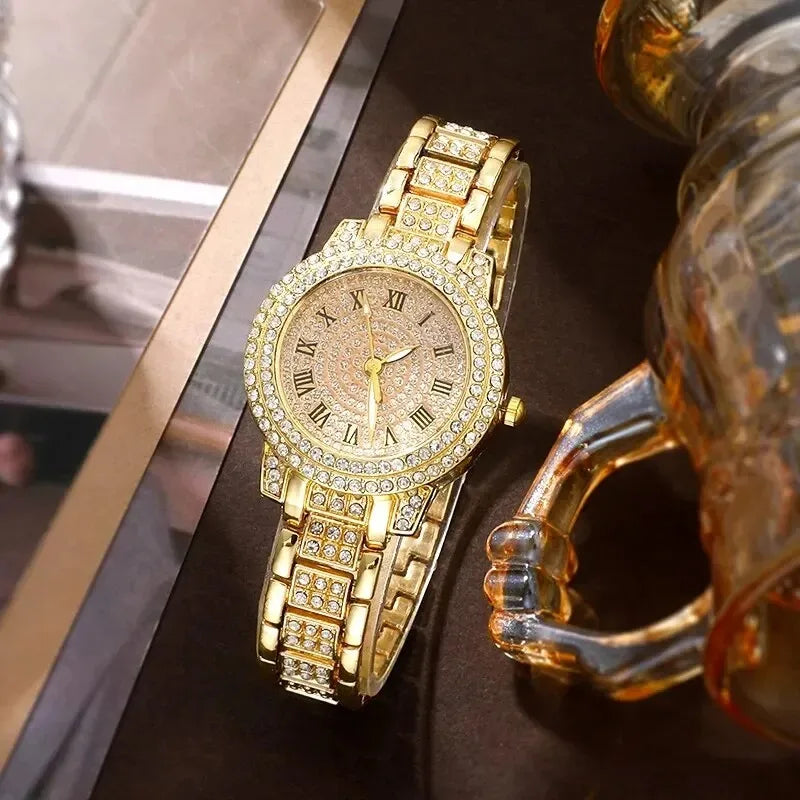 Elegant Crystal Men's Watch