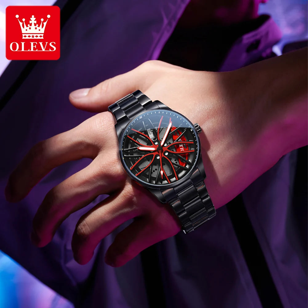 Luxury Wheel Men's Watch