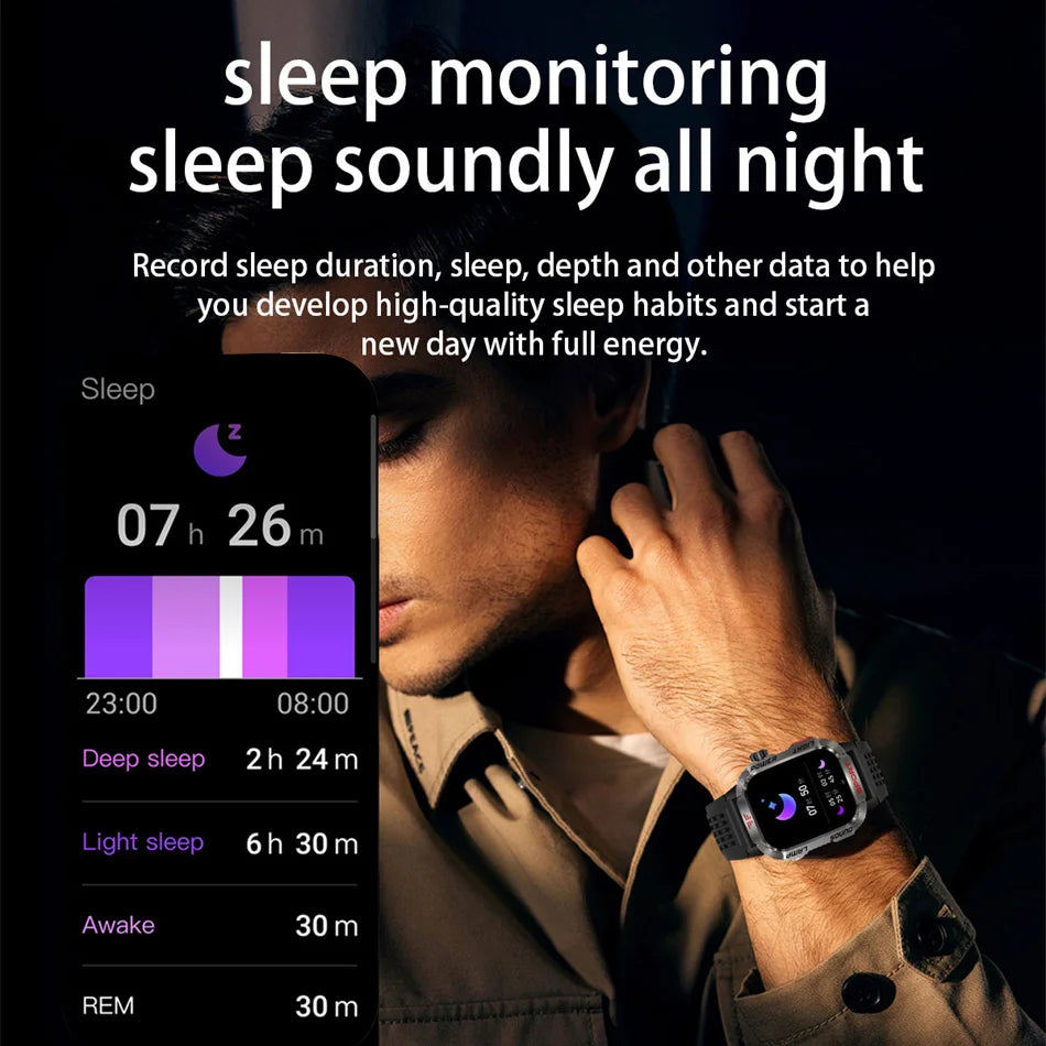 Adventure Smartwatch with Flashlight