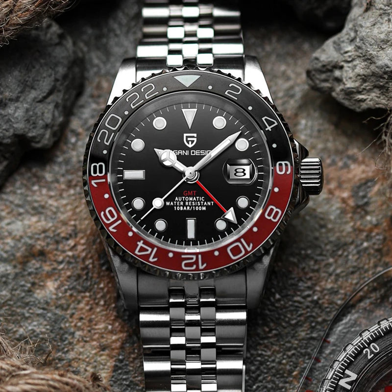 Elegant GMT Sapphire Watch