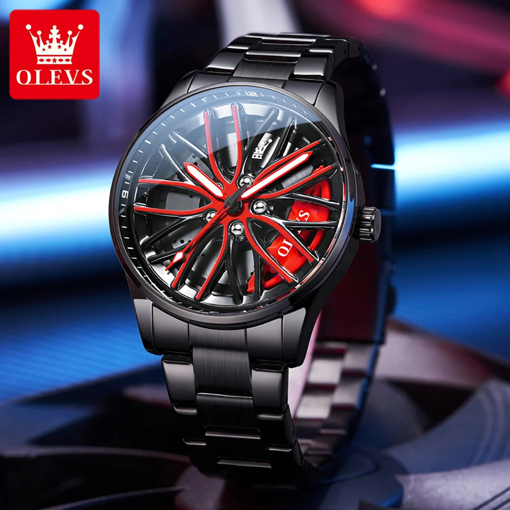 Luxury Wheel Men's Watch