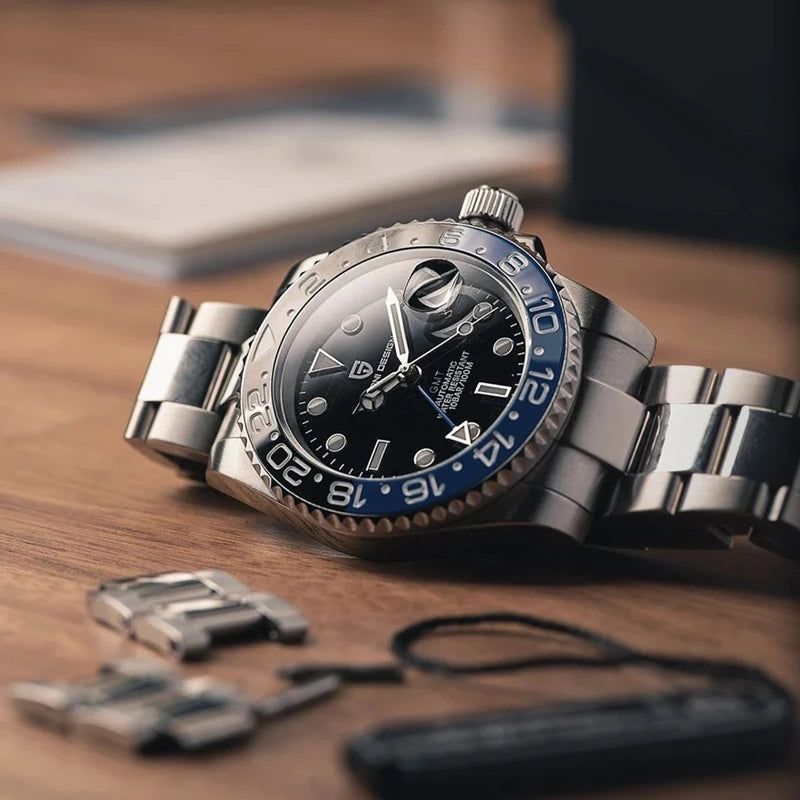 Elegant GMT Sapphire Watch